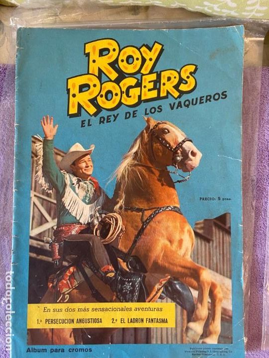 Collectionnisme Albums: ROY ROGERS ALBUM CON 20 CROMOS BUEN ESTADO SE PUEDE LLEGAR A VENDER SUELTOS 44MA