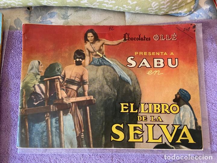 Coleccionismo &aacute;lbumes: EL LIBRO DE LA SELVA CHOCOLATES OLLE VACIO 49MA - Foto 1