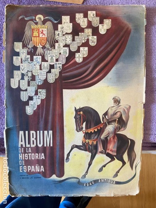 Collectionnisme Albums: HISTORIA DE ESPA&Ntilde;AEDAD ANTIGUA EDICIONES ESPA&Ntilde;A SIN PEGAR CROMOS 75MA