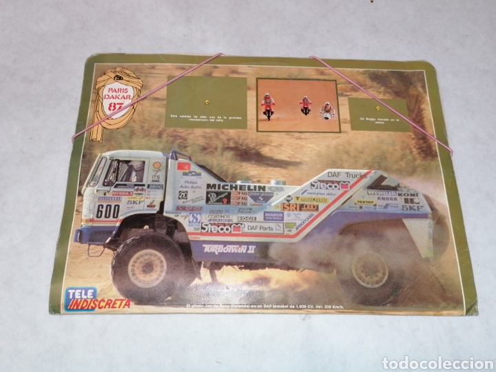 Coleccionismo &aacute;lbumes: &Aacute;lbum Dakar 87 - Foto 2