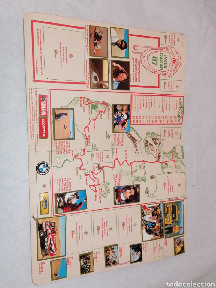 Coleccionismo &aacute;lbumes: &Aacute;lbum Dakar 87 - Foto 3