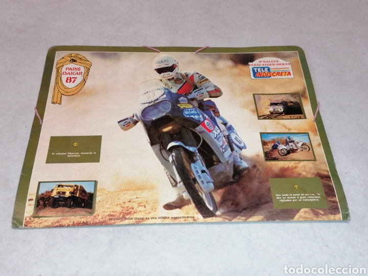 Coleccionismo &aacute;lbumes: &Aacute;lbum Dakar 87 - Foto 1
