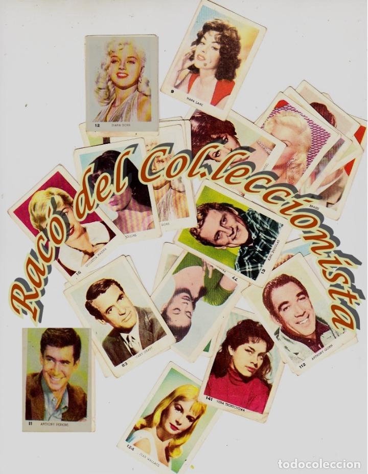 Collectionnisme Albums: ACTORES Y ACTRICES , LOTE DE 78 CROMOS SUELTOS SIN ALBUM, DESCONOCEMOS LA EDITORIAL, VER DESCRIPCION