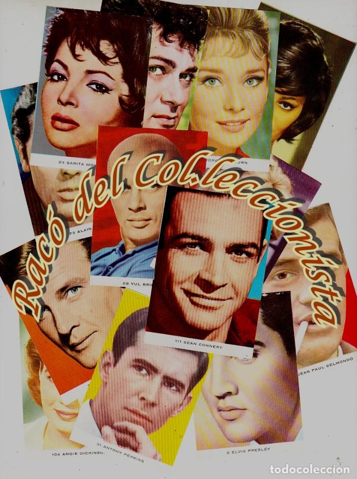 Collectionnisme Albums: ESTRELLAS DEL CINE Y DE LA TV, LOTE DE 59 CROMOS SUELTOS SIN ALBUM, ED.RAKER, 1964 , VER DESCRIPCI&Oacute;N
