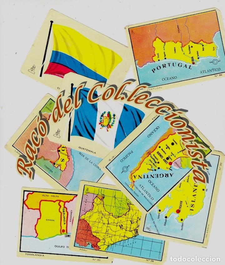 Collectionnisme Albums: COLECCION UNIVERSAL, LOTE DE 8 CROMOS SUELTOS SIN ALBUM, ED.ALES, 1962 , VER DESCRIPCI&Oacute;N
