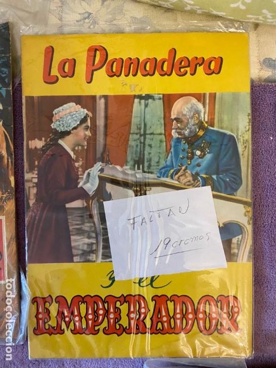 Collectionnisme Albums: LA PANADERA Y EL EMPERADOR FALTAN 19 CROMOS BUEN ESTADO SE ESTUDIA VENDER SUELTOS 120ma