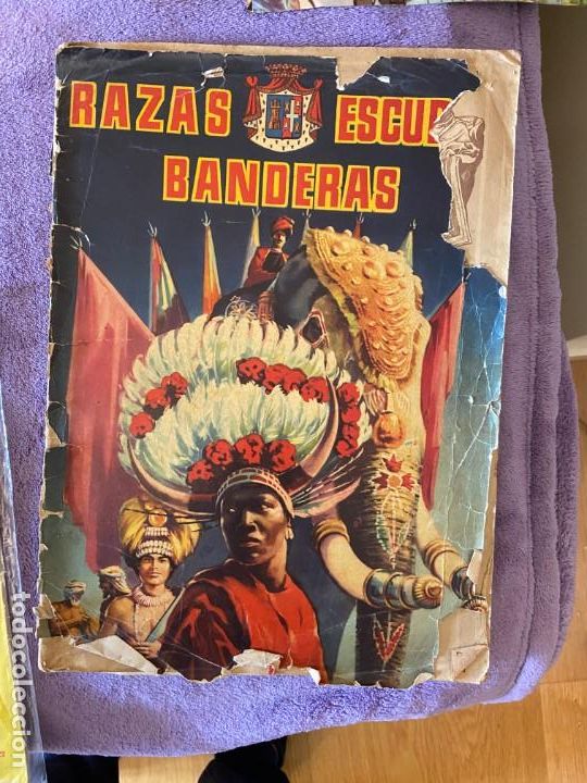 Collectionnisme Albums: RAZAS ESCUDOS Y BANDERAS ALCE ALBUM CON 255 CROMOS SE VENDEN SUELTOS 155MA