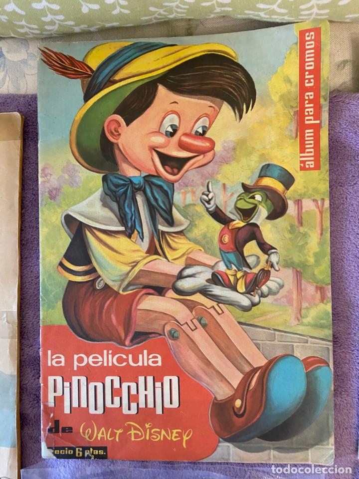 Collectionnisme Albums: LA PELICULA PICHOCCHIO ALBUM CON 5 CROMOS CASI VACIO NO LLEVA MARCAS DE PEGADO 174MA