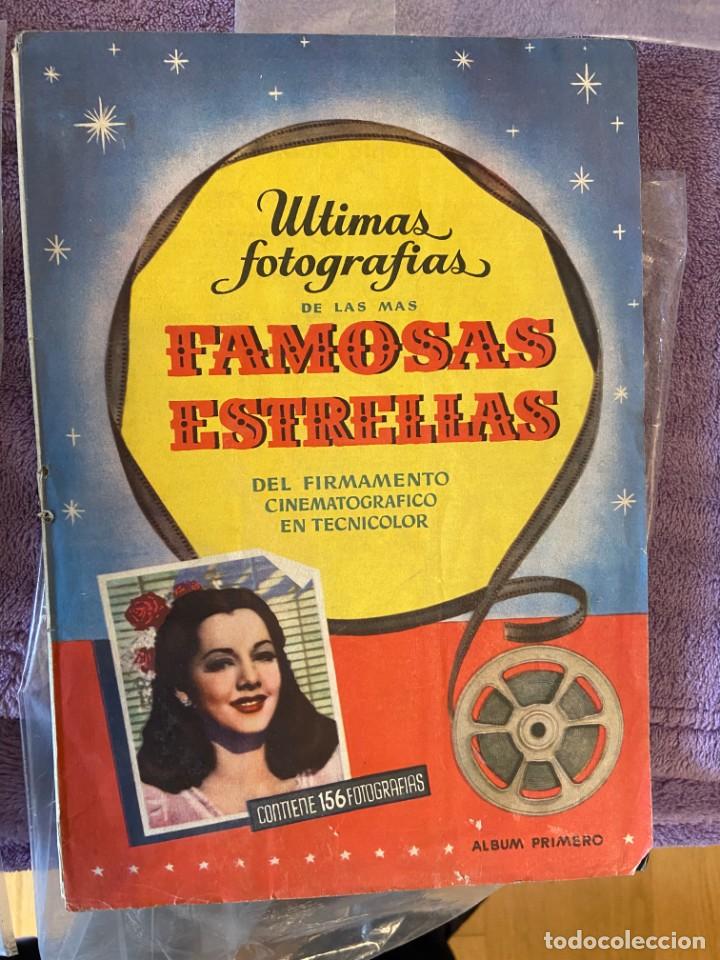 Collectionnisme Albums: ULTIMAS FOTOGRAFIAS DE LAS MAS FAMOSAS ESTRELLAS ALBUM CON 134 CROMOS SE VENDEN SUELTOS 176MA
