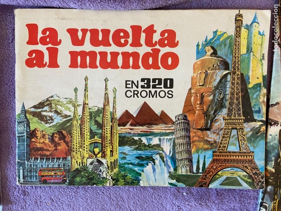 Collectionnisme Albums: LA VUELTA AL MUNDO ALBUM CON 132 CROMOS ENTRE EL 5 Y 318 SE VENDEN SUELTOS 183MA