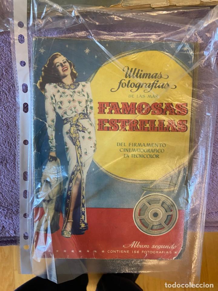 Collectionnisme Albums: ULTIMAS FOTOGRAFIAS DE LAS MAS FAMOSAS ESTRELLAS ALBUM 2&ordf; CON 122 CROMOS SE VENDEN SUELTOS 203MA
