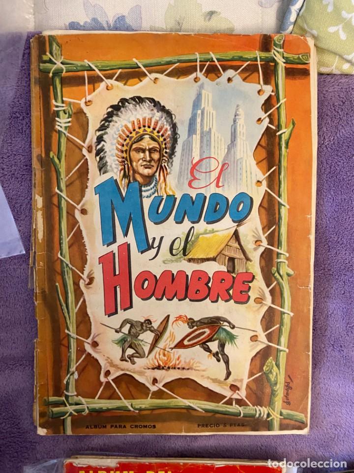Collectionnisme Albums: EL MUNDO Y EL HOMBRE ALBUM CON 171 CROMOS SE VENDEN SUELTOS 205MA