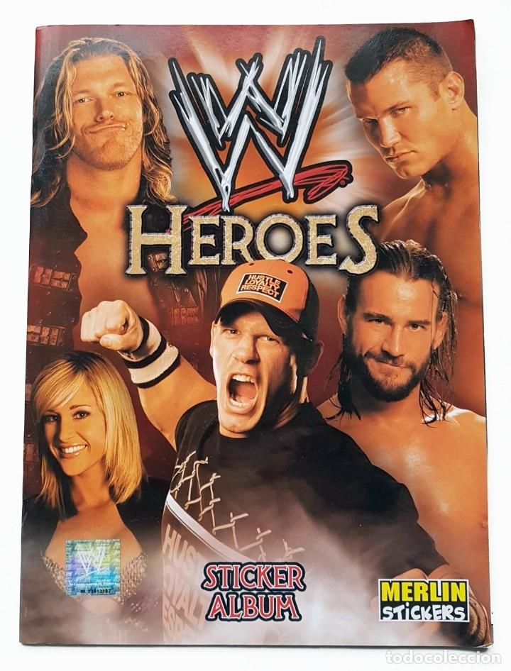 Collectionnisme Albums: ALBUM CROMOS HEROES SUPERSTARS - NUEVO Y VACIO - STICKERS MERLIN