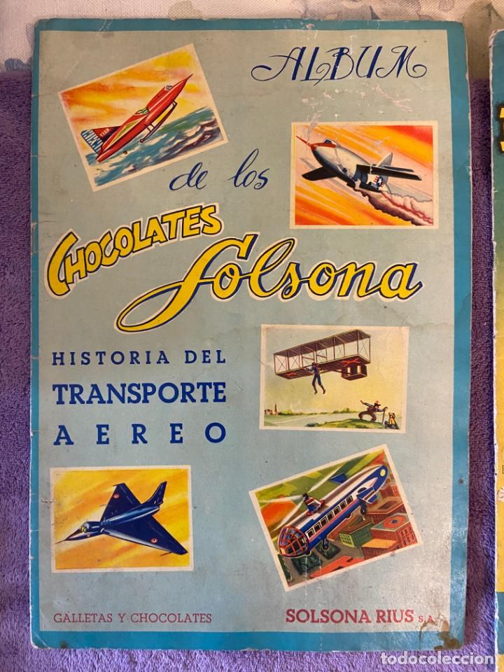 Collectionnisme Albums: HISTORIA DEL TRANSPORTE AEREO VACIO SIN CROMOS 214MA