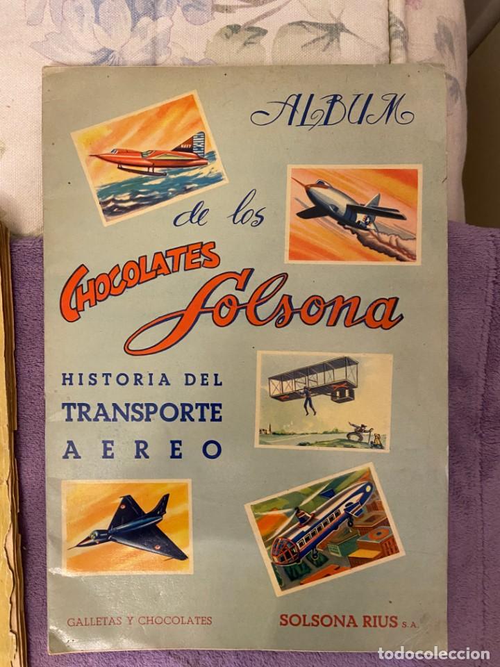 Collectionnisme Albums: HISTORIA DEL TRANSPORTE AEREO PLANCHA NUEVO SIN USO 232ma