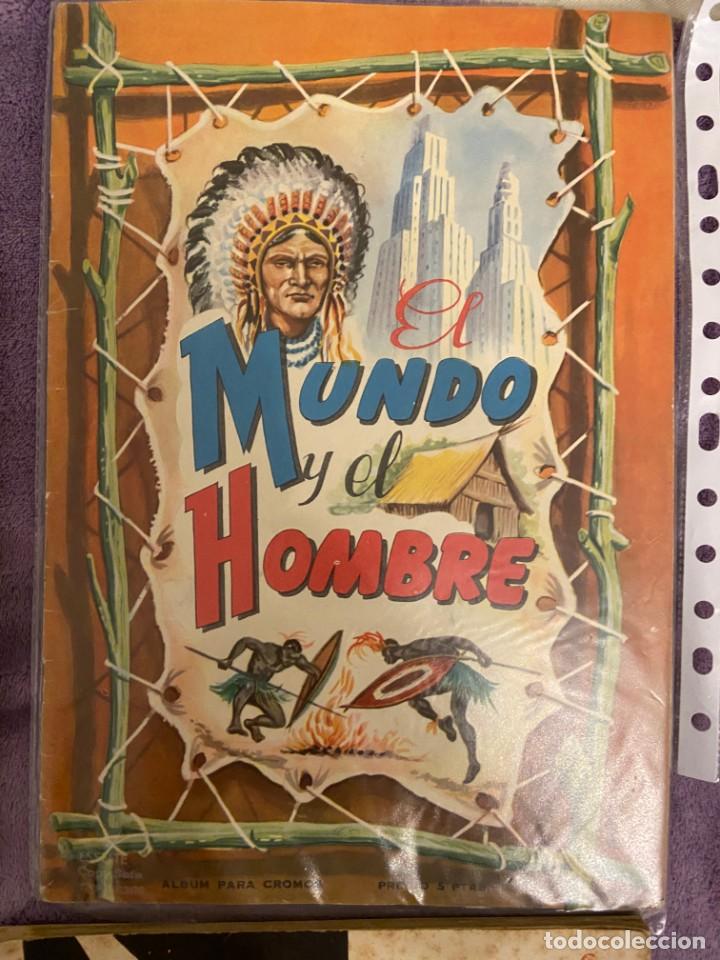 Collectionnisme Albums: EL MUNDO Y EL HOMBRE ALBUM PLANCHA CON 49 CROMOS MUY BUEN ESTADO 287MA