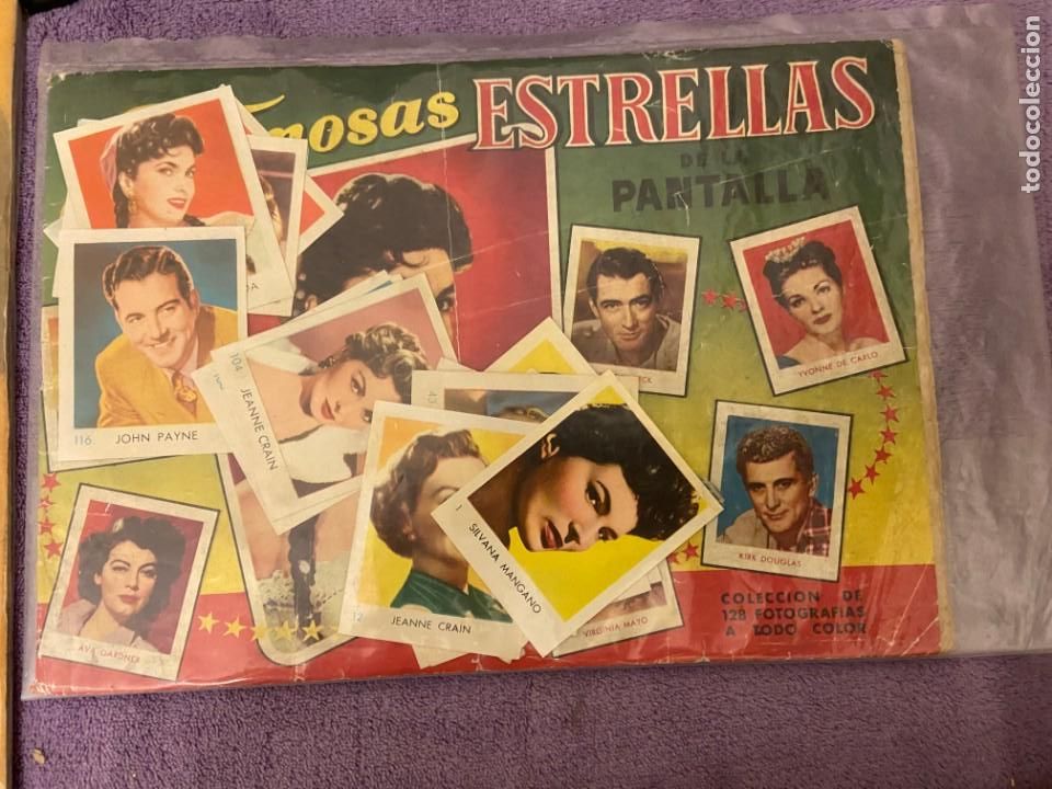 Collectionnisme Albums: FAMOSAS ESTRELLAS DE LA PANTALLA ALBUM CON 117 CROMOS SE VENDEN SUELTOS 306MA