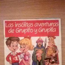 Coleccionismo Álbumes: ÁLBUM CROMOS LAS INSOLITAS AVENTURAS DE GRUPIFO Y GRUPIFA