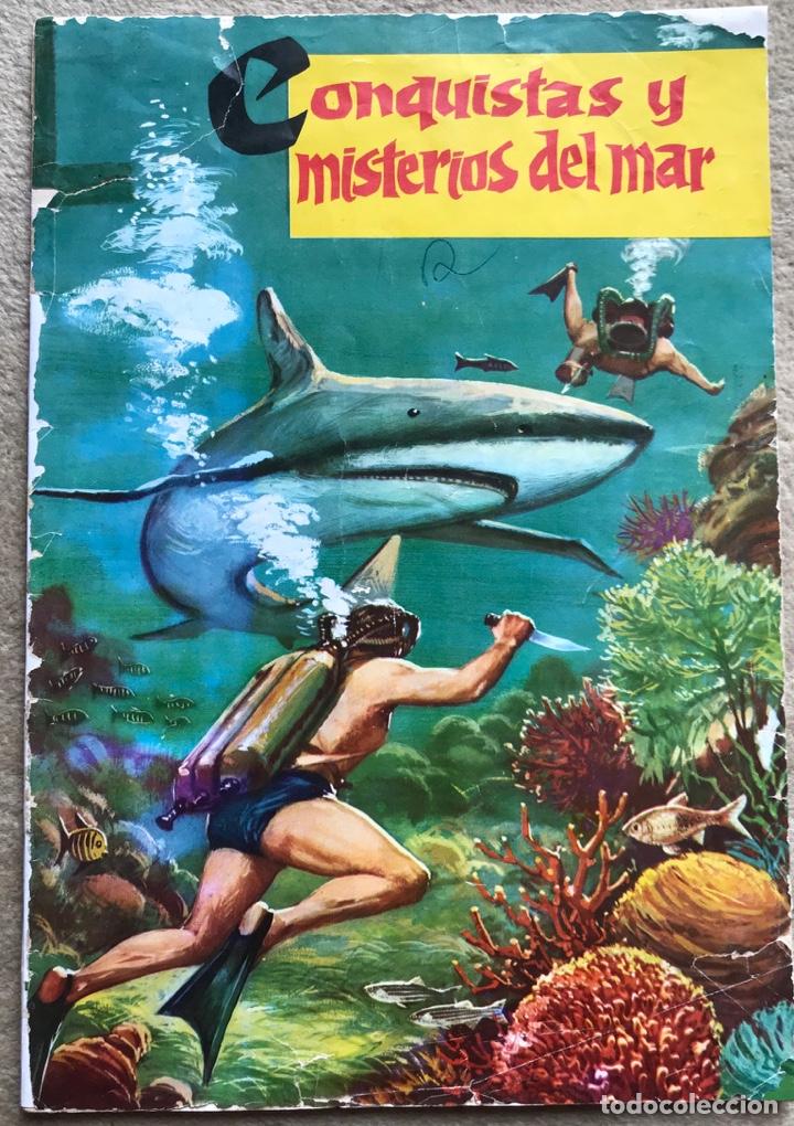 Collectable Incomplete Albums: &Aacute;lbum Conquistas y Misterios del Mar - Chocolates Vicente Rosell&oacute; (Palma de Mallorca) - A&ntilde;os 60