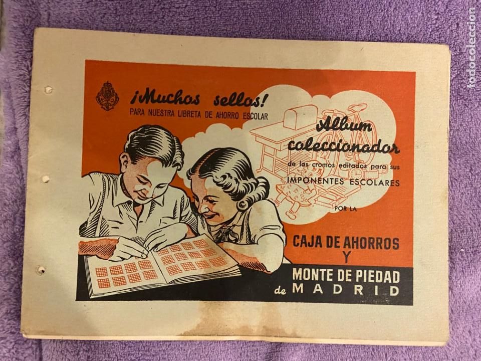 Collectionnisme Albums: album coleccionador imponentes escolares de caja de ahorros y monte de piedad de madrid sin480MA