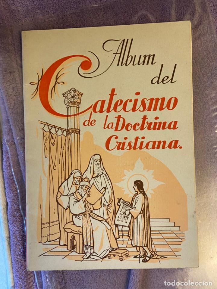 Collectionnisme Albums: ALBUM DEL CATECISMO Y LA DOCTRINA CRISTIANA CON 32 CROMOS NUEVO 504MA