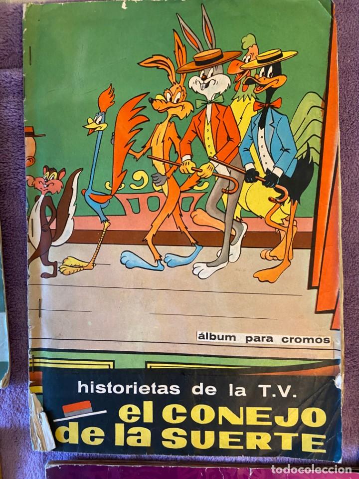 Collectionnisme Albums: HISTORIETAS DE LA T,V, EL CONEJO DE LA SUERTE ALBUM CON 172 CROMOS SE VENDEN SUELTOS BOLSA 2T15