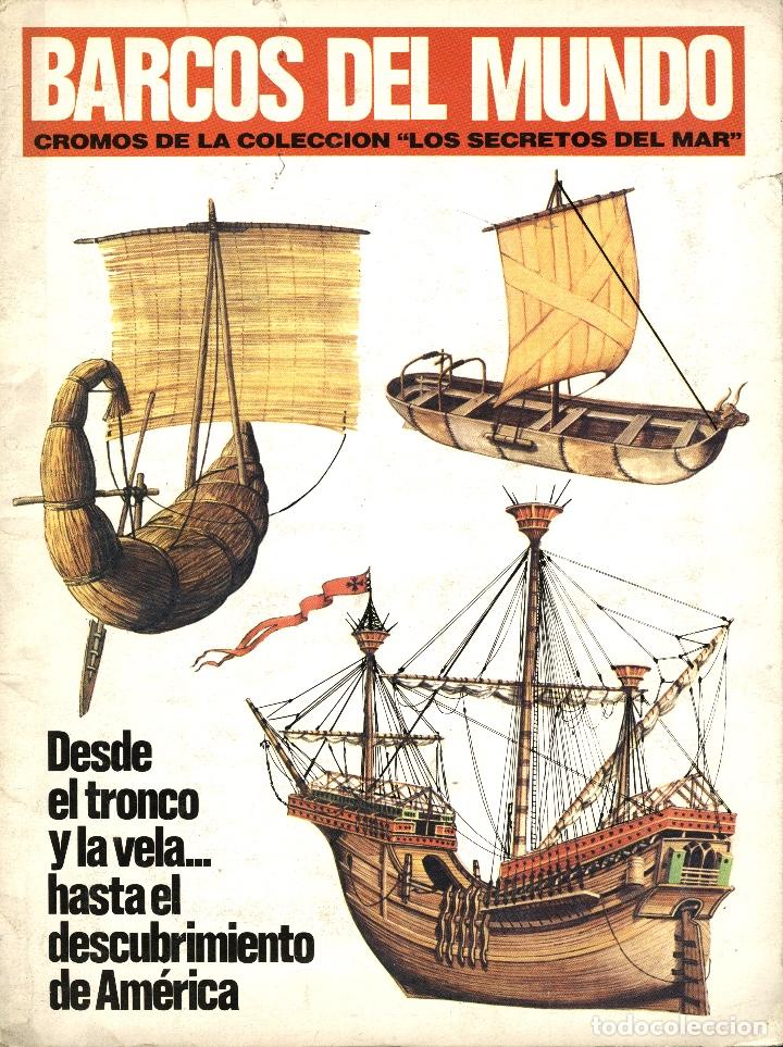 Collectionnisme Albums: BARCOS DEL MUNDO (URBI&Oacute;N, 1983) COLECCI&Oacute;N DE 48 CROMOS. INCOMPLETO: FALTAN 2.