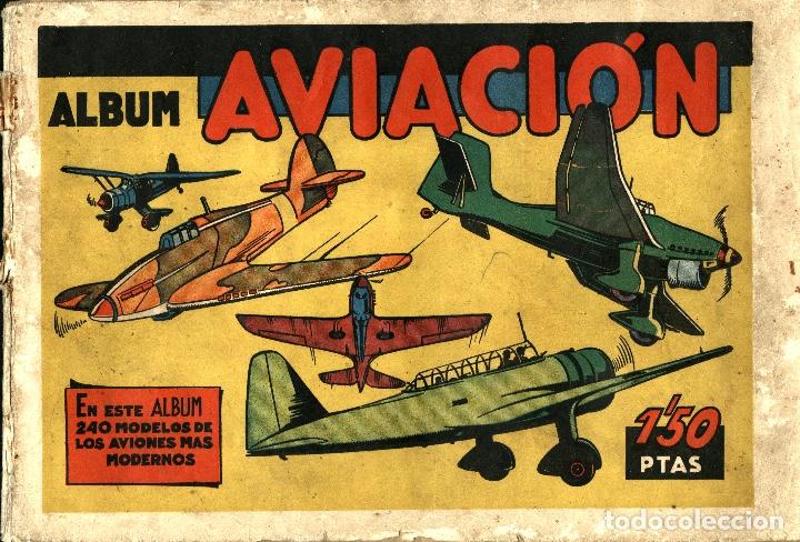 Collectionnisme Albums: ALBUM AVIACI&Oacute;N (CISNE, 1942) INCOMPLETO: FALTAN 41 DE LOS 240 CROMOS