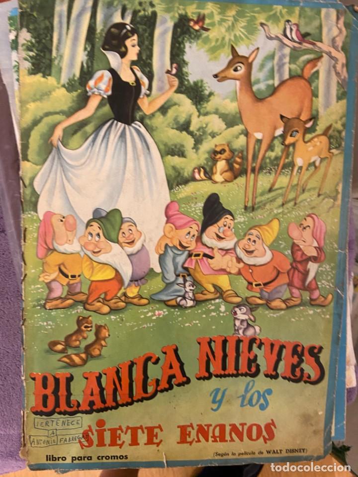 Collectionnisme Albums: BLANCA NIEVES Y LOS SIETE ENANOS CON BRILLO FALTAN 11 CROMOS SE veenden sueltos fher 1964