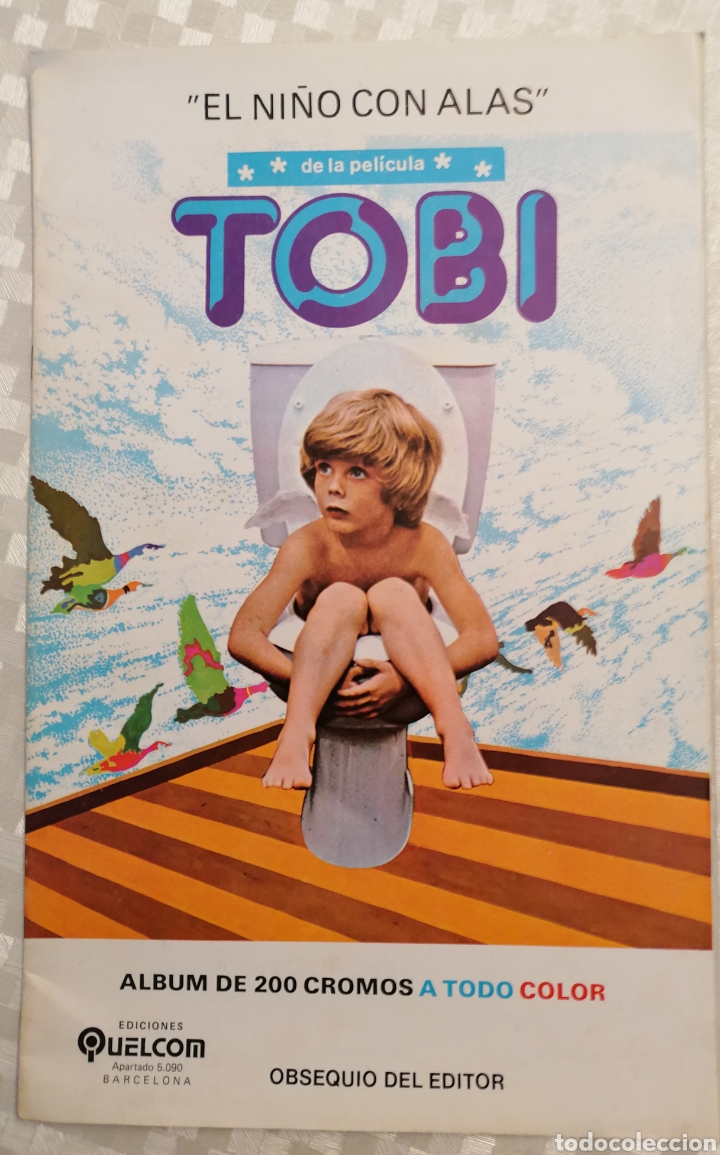 Collectionnisme Albums: &Aacute;lbum de cromos TOBI EL NI&Ntilde;O CON ALAS 1978 impecable con 2 cromos