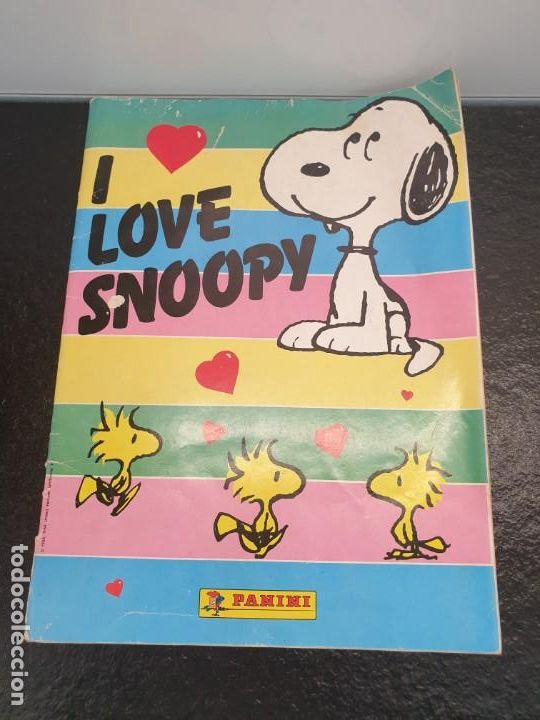 Coleccionismo &Aacute;lbumes: &Aacute;lbum de cromos I Love Snoopy, de Panini.