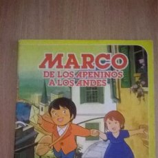 Coleccionismo Álbumes: ÁLBUM CROMOS MARCO DE LOS APENINOS A LOS ANDES DANONE INCOMPLETO