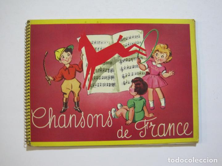 Collezionismo Album: CHANSONS DE FRANCE-CHOCOLATE POULAIN-ALBUM DE CROMOS INCOMPLETO-VER FOTOS-(V-20.101)