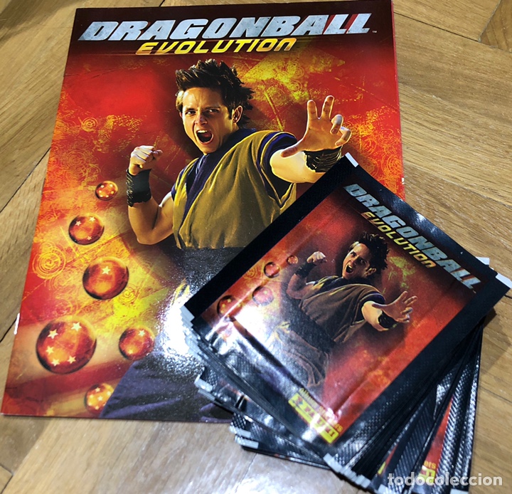 Collectionnisme Albums: Lote album vac&iacute;o + 45 sobres de cromos sin abrir Dragon Ball Evolution. Panini.