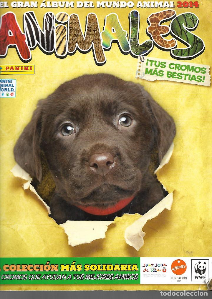 Collectable Incomplete Albums: EL GRAN ALBUM DEL MUNDO ANIMAL ANIMALES CON 186 CROMOS Y PEGATINAS ESPECIAL PARA RELLENAR EL ALBUM E