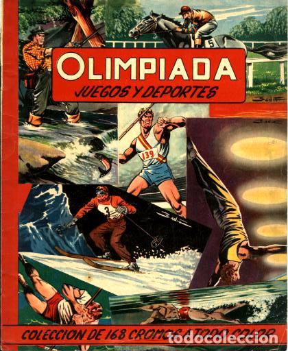 Collectionnisme Albums: OLIMIPIADA JUEGOS Y DEPORTES (RU&Iacute;Z ROMERO, 1957) ALBUM INCOMPLETO: FALTAN 54 DE LOS 168 CROMOS