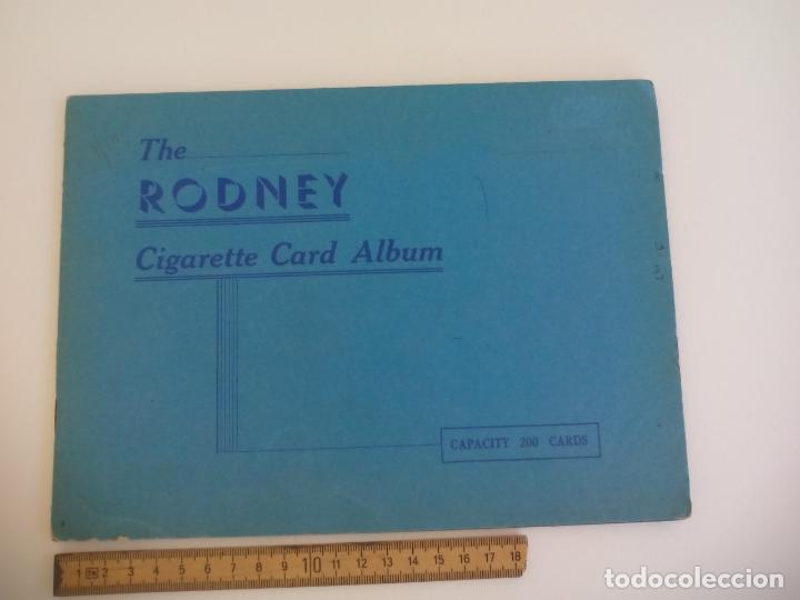 Collectionnisme Albums: ANTGUO ALBUM PARA 200 CROMOS DE CIGARRILLOS. VACIO. THE RODNEY CIGARETTE CARD ALBUM.
