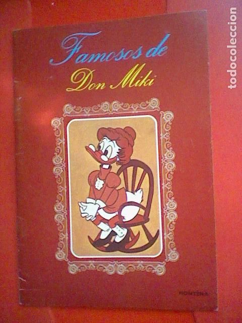 Collectionnisme Albums: DON MIKI FAMOSOS ALBUM VACIO MBE NUNCA CROMOS PEGADOS 25,5 X 17,7 CMS
