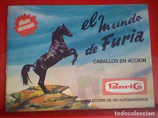 Collectionnisme Albums: PANRICO FURIA 1973 INCOMPLETO BE CONTIENE 70 CROMOS LEER 22,3X 16,5 CMS PROMO PASTELITOS