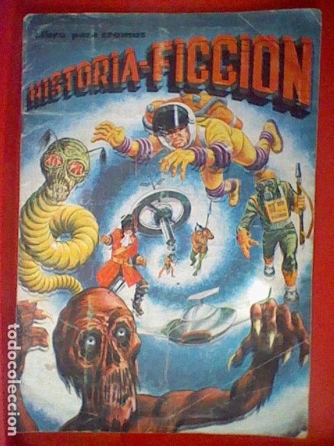 Collectionnisme Albums: HISTORIA FICCION ALBUM CROMOS VACIO SOBADO CROMOS HAN SIDO ARRANCADOS VER FOTOS