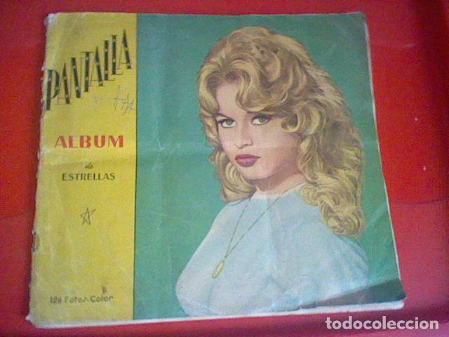 Collezionismo Album: PANTALLA ALBUM ESTRELLAS CINE CASI COMPLETO A FALTA DE 4 CROMOS 1960 LEER DESCRIPCION SOBADO