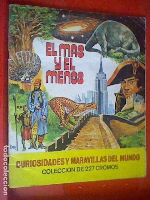 Colecionismo Cadernetas: MAS Y EL MENOS ALBUM CROMOS INCOMPLETO ( - 30 ) PEQUE&Ntilde;O FORMATO RARO