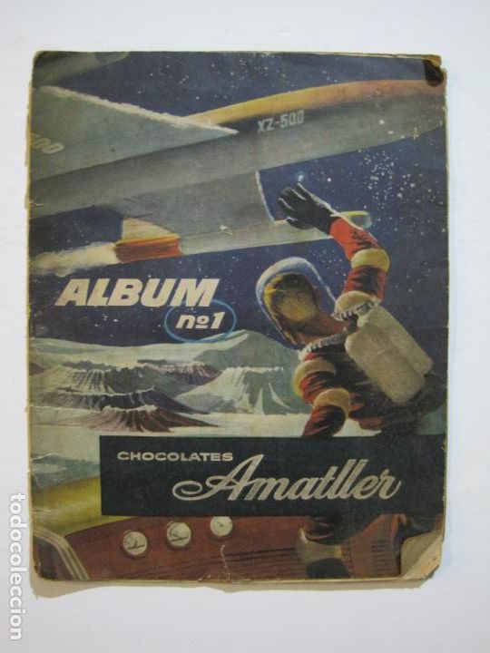Colecionismo Cadernetas: CHOCOLATES AMATLLER-1-VUELTA AL MUNDO EN 80 DIAS-ALBUM DE CROMOS INCOMPLETO-VER FOTOS-(V-20.289)