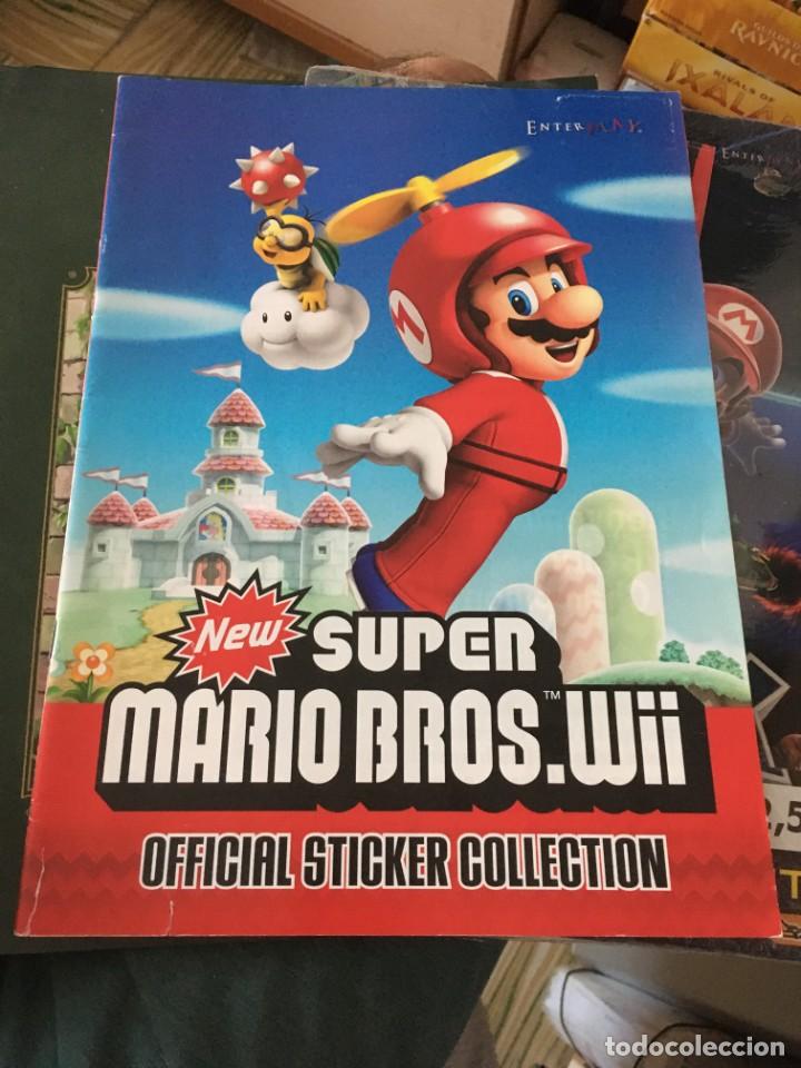 Coleccionismo &Aacute;lbumes: NEW SUPER MARIO BROS WII OFFICIAL STICKER COLLECTION VACIO KREATEN