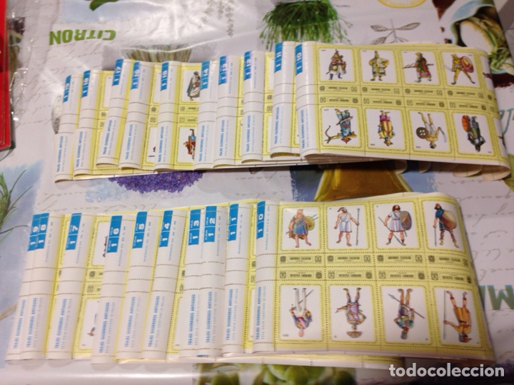 Colecionismo Cadernetas: Trajes de Guerreros antiguos colecci&oacute;n completa de ahorro escolar