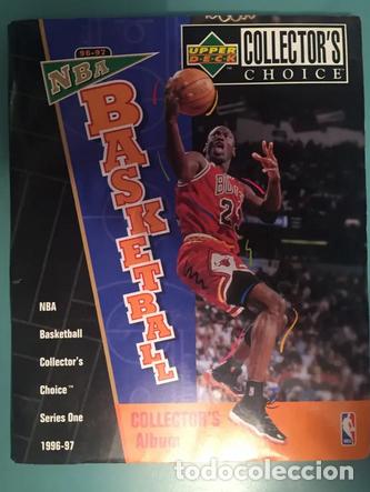 Collectionnisme Albums: Album cards NBA 1996-97 Collector's choice Upper deck Series 1 edici&oacute;n espa&ntilde;ola