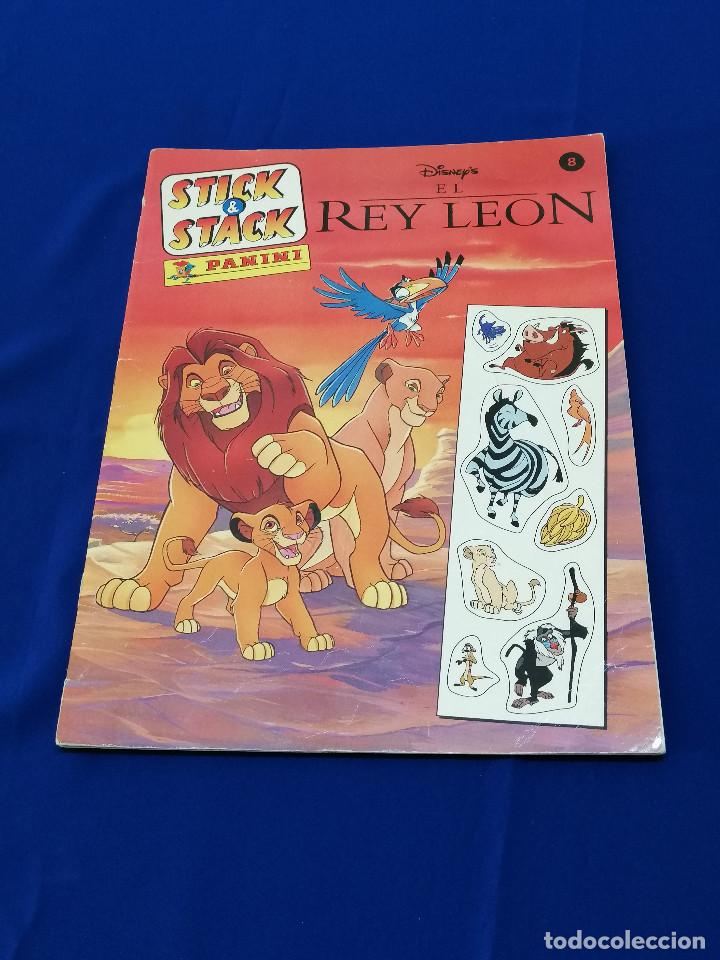 Coleccionismo &aacute;lbumes: ALBUM STICK Y STACK EL REY LEON - Foto 2