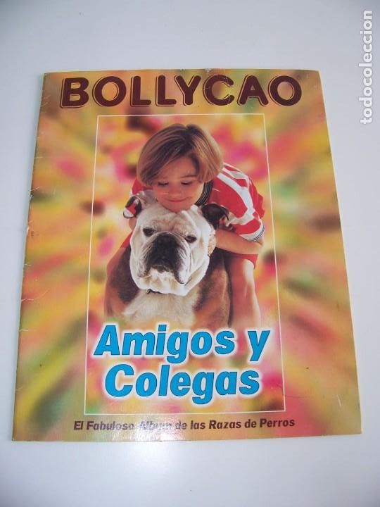 Collectionnisme Albums: ALBUM CROMOS AMIGOS Y COLEGAS BOLLYCAO con 4 CROMOS DE 60
