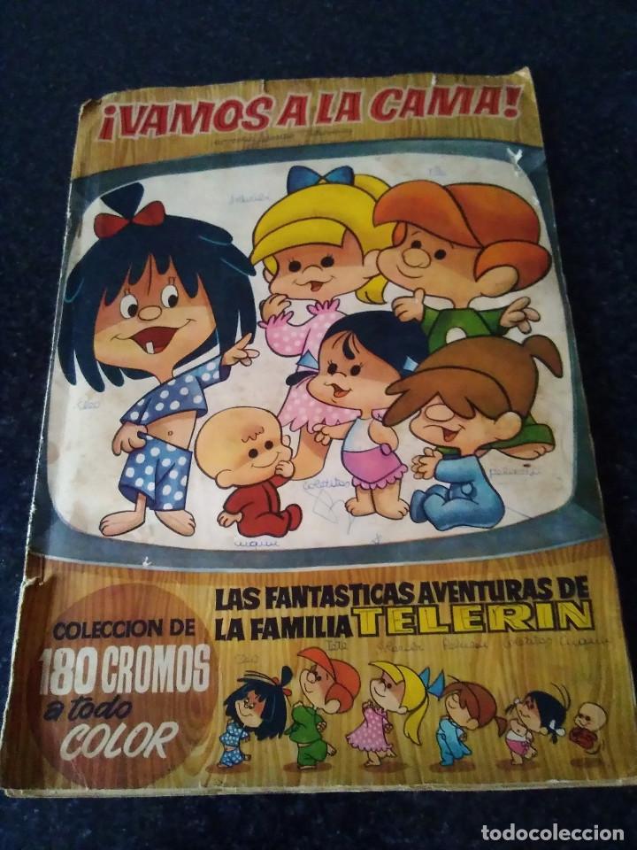 Collectable Incomplete Albums: 118-ALBUM DE CROMOS VAMOS A LA CAMA, FAMILIA TELERIN, editorial bruguera, 1965