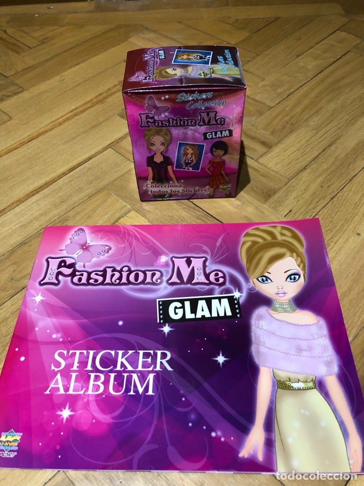 Collectionnisme Albums: Lote Album vac&iacute;o + 50 sobres de cromos Fashion me glam. Mundicromo
